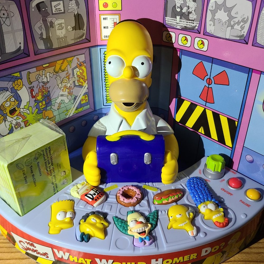 The Simpsons “What Would Homer Do?” Electronic Trivia Game (AS IS) - Picture 7 of 7